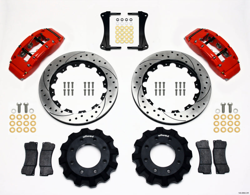 Wilwood Tc6r Front Kit 16.00in Drilled Red 1999-2014 GM Truck/SUV 1500 - My Store