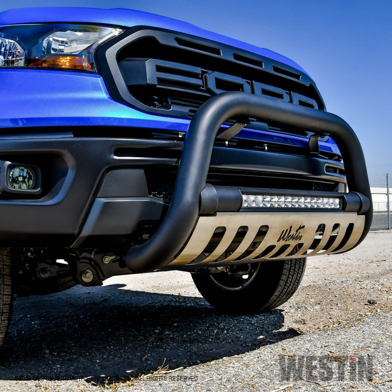 Westin 19-22 Ford Ranger Ultimate LED Bull Bar - Tex. Blk - Mammoth Racing -