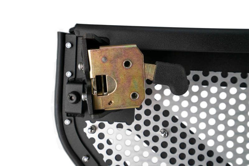 DV8 18-22 Jeep 4 Door JL/JT Aluminum Half Doors with Perforated Mesh Rear - Mammoth Racing -