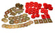 Energy 64-67 Buick Century/Regal/Grand National/Skylark/Special Red Body Mount Set - Mammoth Racing -