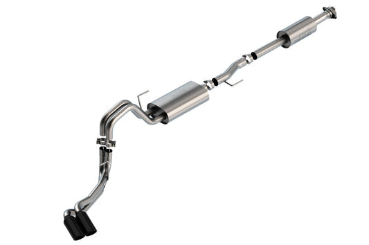 Borla F-150 2021 5.0L 4dr CC SB EC STB Lariat/KR/Pltnm/LTD 3/2.25 DSE Cat-Back Touring BLK CHR Tips - My Store