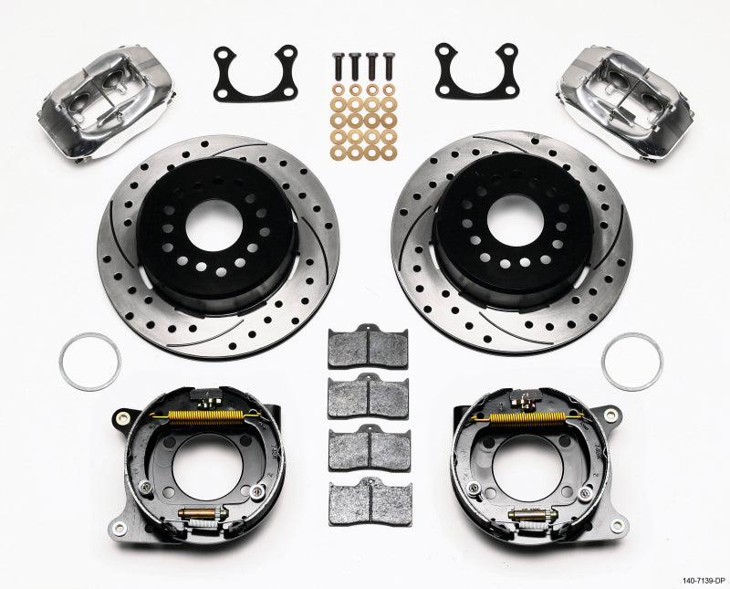 Wilwood Forged Dynalite P/S P-B Kit Drilled Polished Big Ford 2.36in Offset - My Store