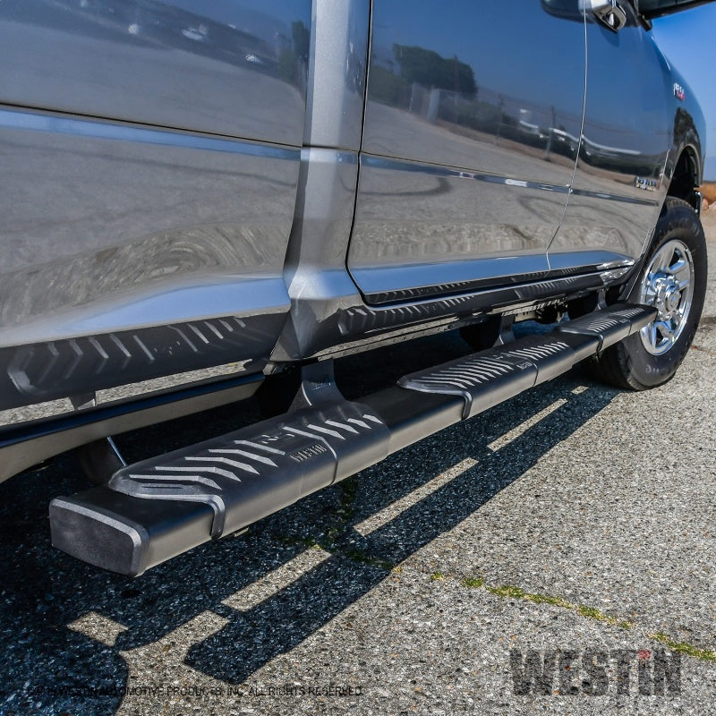 Westin 19-20 Ram 2500/3500 Crew Cab (6.5ft Bed) R5 M-Series W2W Nerf Step Bars - Textured Black - Mammoth Racing -
