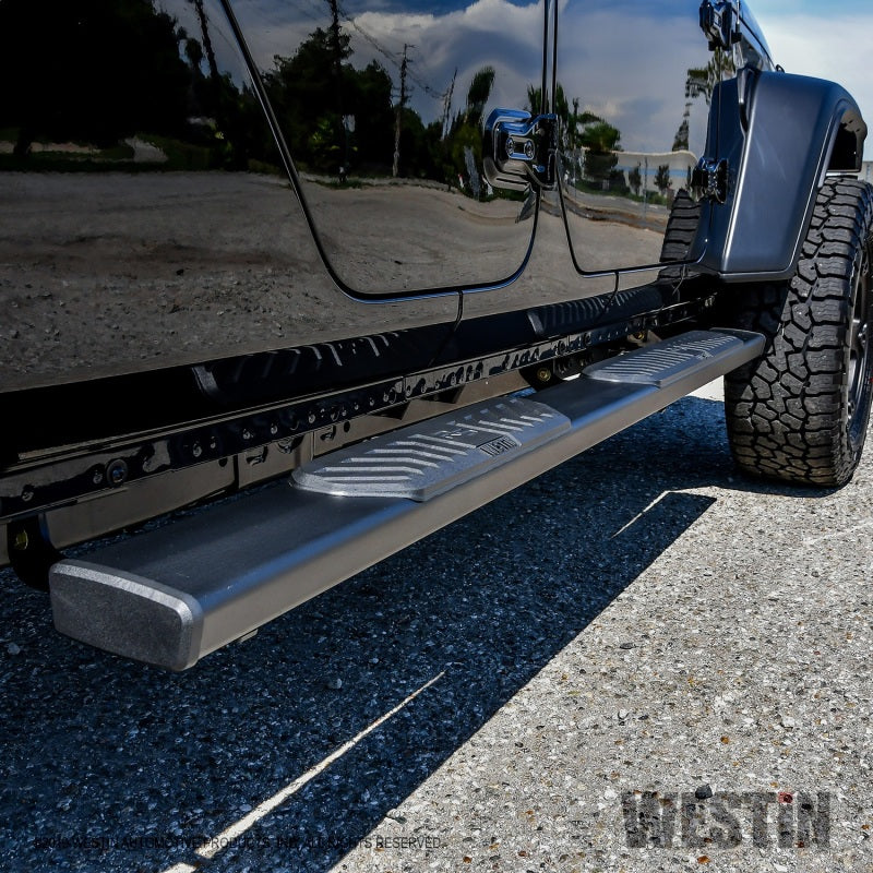 Westin 2020 Jeep Gladiator R5 Nerf Step Bars - Black - Mammoth Racing -