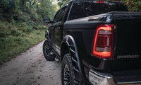 Bushwacker 19-22 Ram 1500 (Excl. Rebel/TRX) 76.3 & 67.4in Bed DRT Style Flares 4pc  - Blk / Smooth - Mammoth Racing -