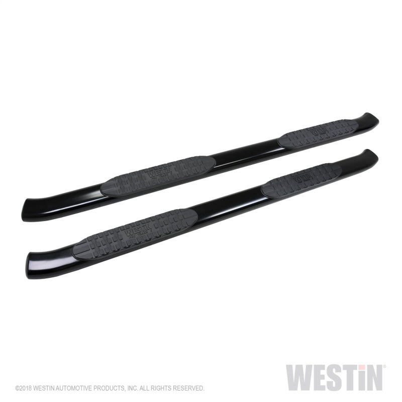 Westin 2019 Chevrolet Silverado/Sierra 1500 Crew Cab Non LD PRO TRAXX 5 Oval Nerf Step Bars - Black - Mammoth Racing -