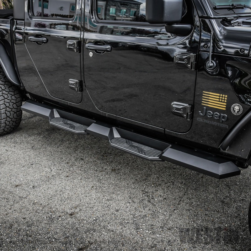 Westin 2020 Jeep Gladiator HDX Xtreme Nerf Step Bars - Textured Black - Mammoth Racing -
