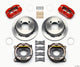 Wilwood Dynapro Low-Profile 11.00in P-Brake Kit - Red Ford 7.5in Rear 2.80 Offset - 4-Lug - Mammoth Racing -