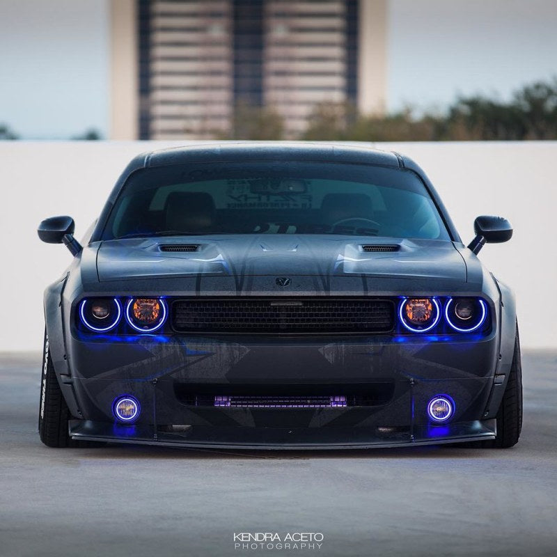 Oracle 08-14 Dodge Challenger Dynamic Surface Mount Headlight Halo Kit - ColorSHIFT - Dynamic - Mammoth Racing -