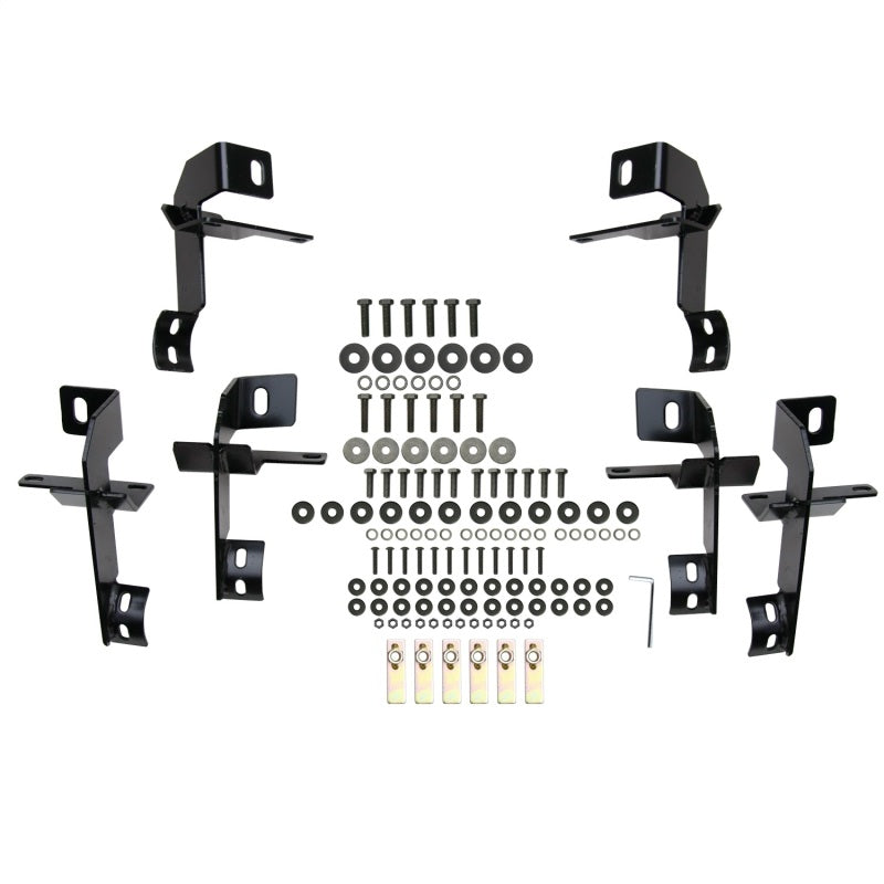 Westin 2007-2017 Jeep Wrangler Unlimited 4dr E-Series 3 Nerf Step Bars - Black - Mammoth Racing -