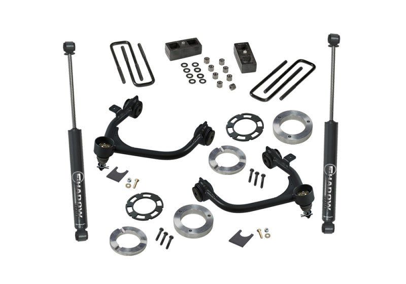 Superlift 19-20 Chevy Silverado 1500 (New Body) 3in GM Lift Kit 2WD and 4WD w/ Superlift Shocks - Mammoth Racing -