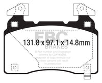 EBC 14+ Cadillac CTS Vsport 3.6 Twin Turbo Redstuff Front Brake Pads - My Store