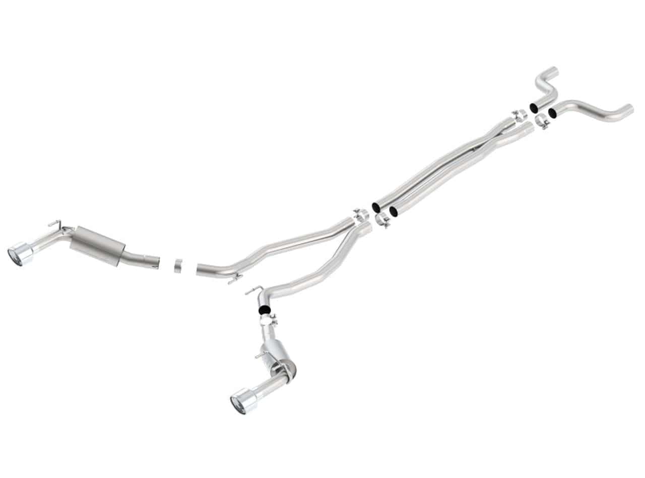 Borla 14-15 Chevy Camaro SS 6.2L V8 Single Split Rear Exit ATAK Catback Exhaust - Mammoth Racing -