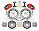 Wilwood Narrow Superlite 6R Front Hat Kit 13.06in Drilled Red 1999-2012 Subaru WRX w/Lines - Mammoth Racing -