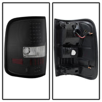 Xtune Ford F150 Styleside 04-08 (Not Fit Heritage & SVT) LED Tail Lights Black ALT-ON-FF15004-LED-BK - Mammoth Racing -