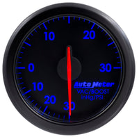 Autometer Airdrive 2-1/6in Boost/Vac Gauge 30in Hg/30 PSI - Black - My Store