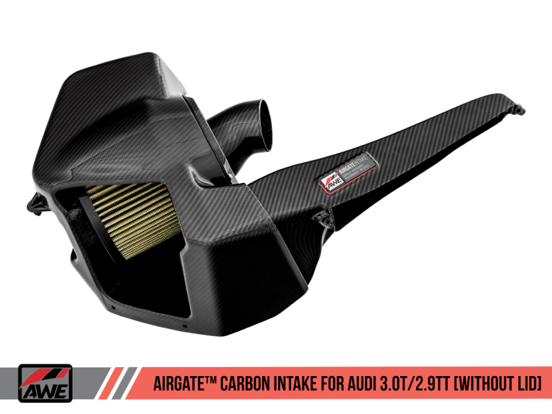 AWE Tuning Audi B9/B9.5 S4/S5/RS5 3.0T Carbon Fiber AirGate Intake w/ Lid - Mammoth Racing -