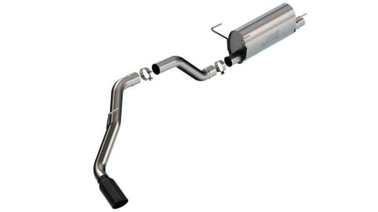 Borla 19-22 RAM 2500 6.4L V8 AT 2/4WD S-TYPE Cat Back Black Chrome Tips - Mammoth Racing -