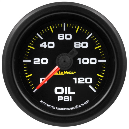 Autometer Extreme Environment 2-1/16in 120psi Stepper Motor Oil Pressure Gauge w/ Warning Light - My Store