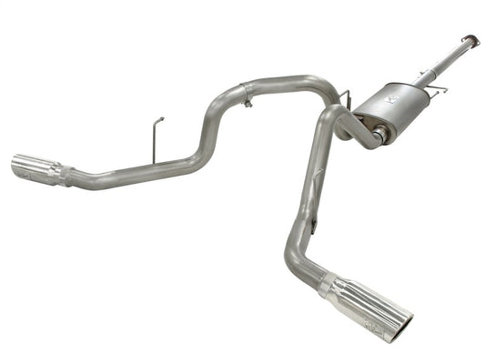 aFe MACHForce XP Exhausts 3inSS Dual Side Exit Cat-Back 11-14 Ford F150 Ecoboost V6-3.5L (TT) - Mammoth Racing -