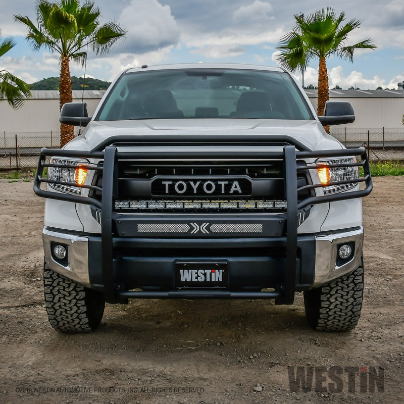 Westin 14-20 Toyota Tundra Sportsman X Grille Guard - Textured Black - Mammoth Racing -