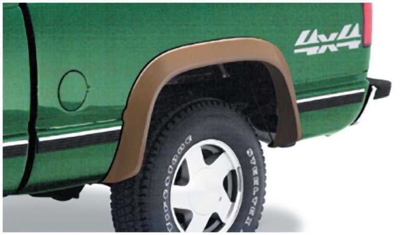 Bushwacker 88-99 Chevy C1500 Extend-A-Fender Style Flares 2pc Covers OEM Flare Holes - Black - My Store