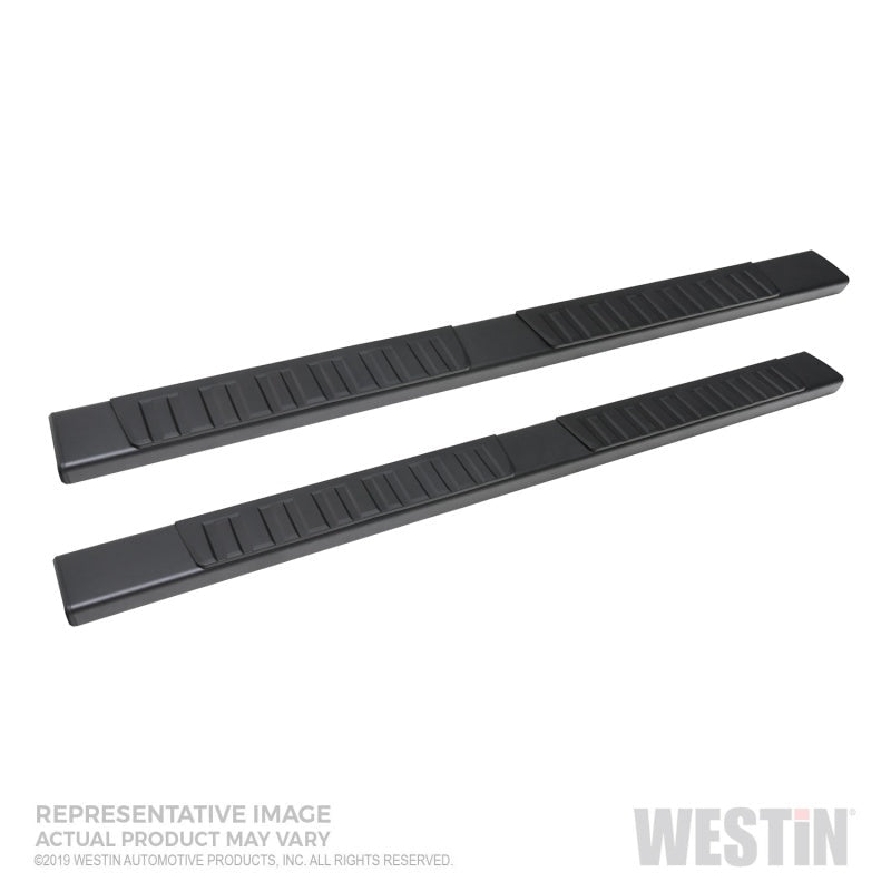 Westin 19-22 Chevrolet Silverado 1500 DC (Excl. 2019 LD/Limited) R7 Nerf Step Bars - Black - Mammoth Racing -