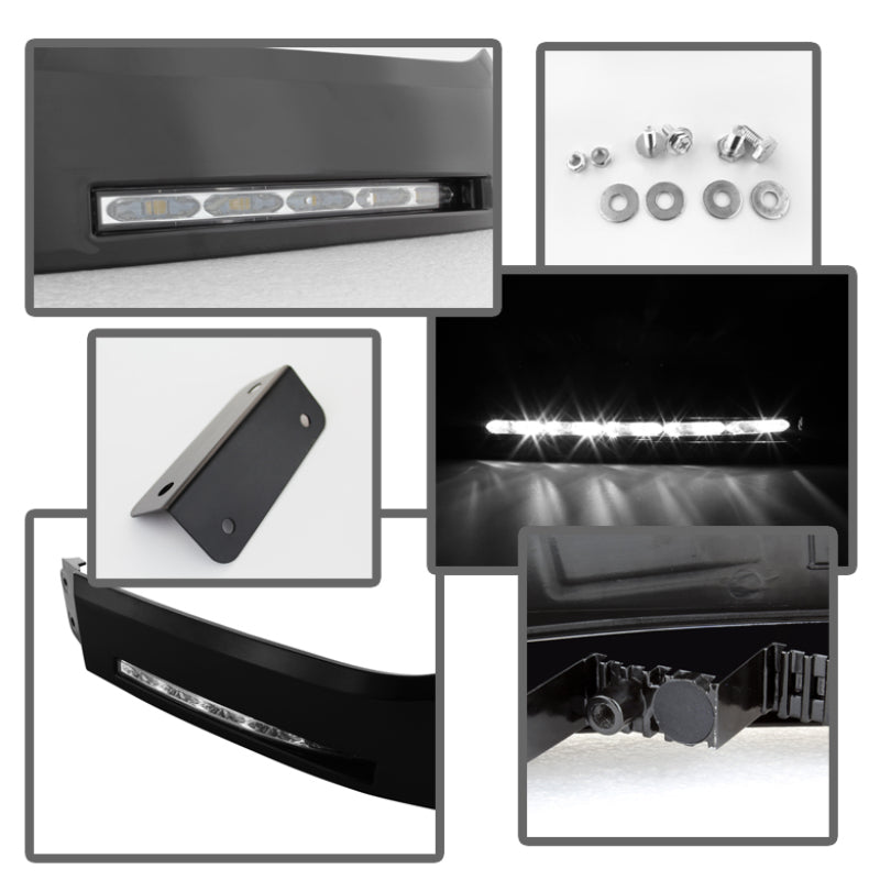 Spyder Toyota Tundra 07-13 Daytime LED Running Lights (XSP-X Model Look)wo/swtch Blk FL-DRL-TTU07-BK - Mammoth Racing -