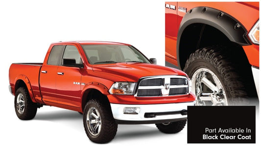 Bushwacker 16-18 Dodge Ram 1500 Fleetside Pocket Style Flares 4pc 67.4/76.3/96.3in Bed - Black CC - My Store