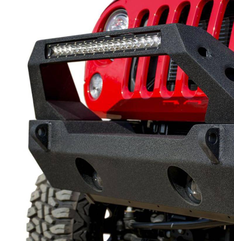 DV8 Offroad 07-18 Jeep Wrangler JK/JL Front Stubby Bumper - Mammoth Racing -