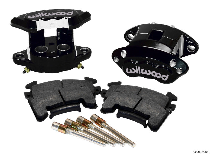 Wilwood D154 Rear Caliper Kit - Black 1.12 / 1.12in Piston 1.04in Rotor - Mammoth Racing -