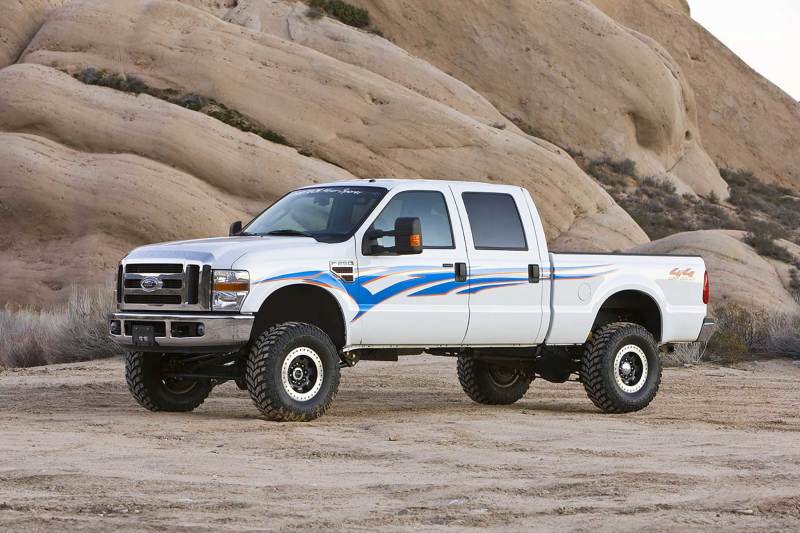 Fabtech 08-10 Ford F250 4WD 6in 4Link Sys w/Dlss 4.0 C/O & Rr Dlss - Mammoth Racing -