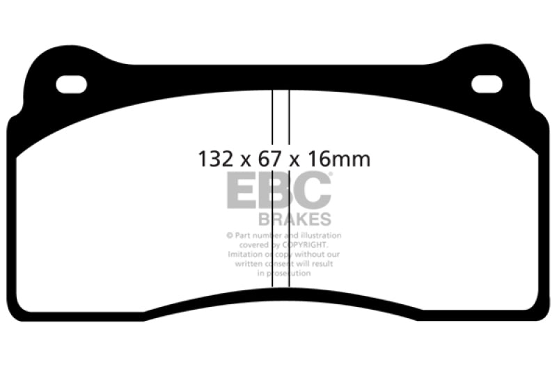 EBC 99-03 Aston Martin DB7 5.9 Orangestuff Front Brake Pads - My Store