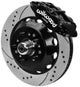 Wilwood 70-81 FBody/75-79 A&XBody Fnsl6r Frt BBK 14in D/S Rtr Blk Calipers Use w/ Pro Drop Spindle - My Store