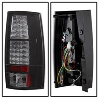 Spyder Chevy Suburban/GMC Yukon/Yukon Denali 07-14 LED Tail Lights Blk ALT-YD-CSUB07-LED-BK - Mammoth Racing -