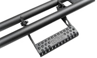 N-Fab RKR Step System 2022 Nissan Frontier CC (All Beds) Gas SRW - Cab Length - Tex. Black - 1.75in - Mammoth Racing -