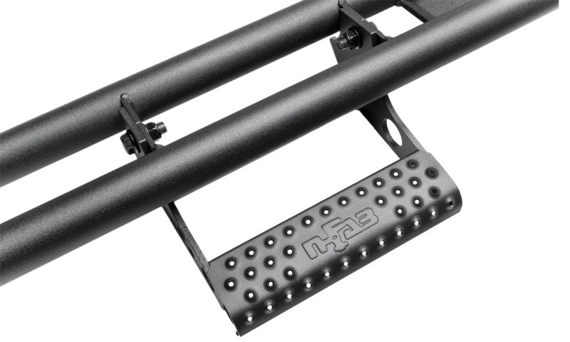 N-Fab RKR Step System 2021 Ford Bronco 4 Door - Tex. Black - 1.75in - Mammoth Racing -