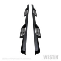 Westin 04-13 Chevy Silverado 1500 Crew Cab HDX Stainless Drop Nerf Step Bars - Textured Black - Mammoth Racing -