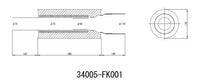 HKS Universal Stainless Hi Power 170mm Titanium Muffler - Mammoth Racing -