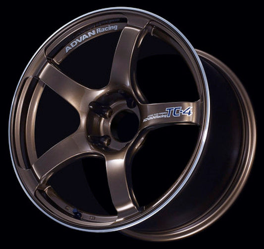 Advan TC4 15x5.5 +45 4-100 Umber Bronze Metallic & Ring Wheel - My Store