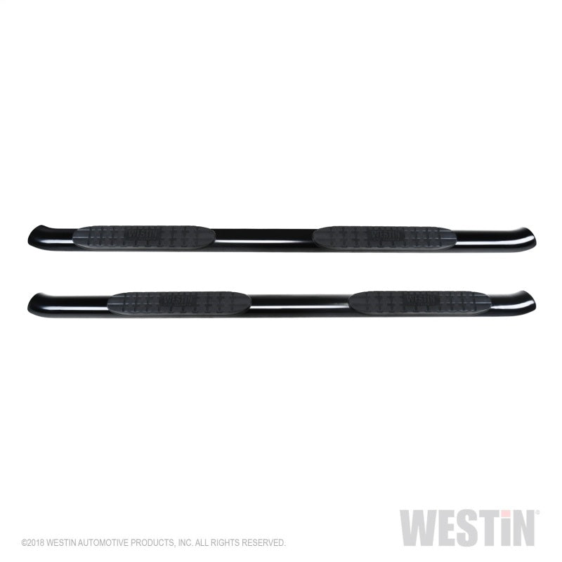Westin 2019 Chevrolet Silverado/Sierra 1500 Crew Cab Non LD PRO TRAXX 4 Oval Nerf Step Bars - Black - Mammoth Racing -