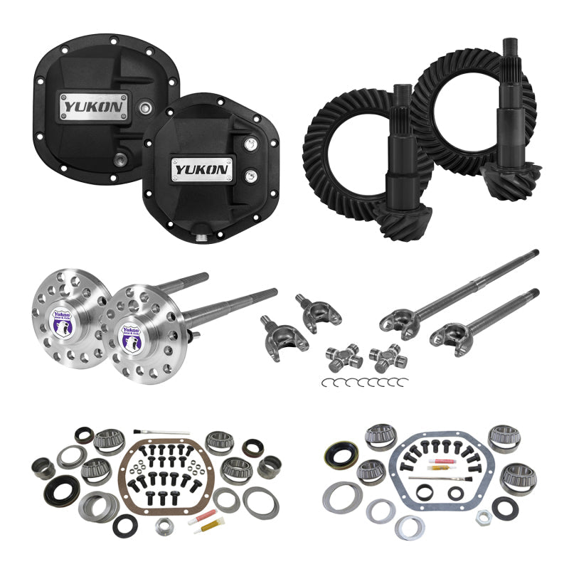 Yukon Master Overhaul Kit Stage 4 Jeep Re-Gear Kit w/Covers Fr & Rr Axles Dana 30/44 4.88 Ratio - Mammoth Racing -