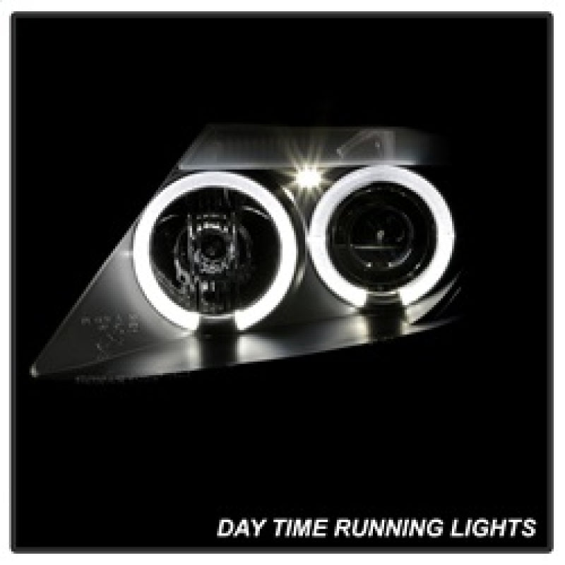 Spyder BMW Z4 03-08 Projector Headlights Xenon/HID Model Only - LED Halo Black PRO-YD-BMWZ403-HID-BK - Mammoth Racing -