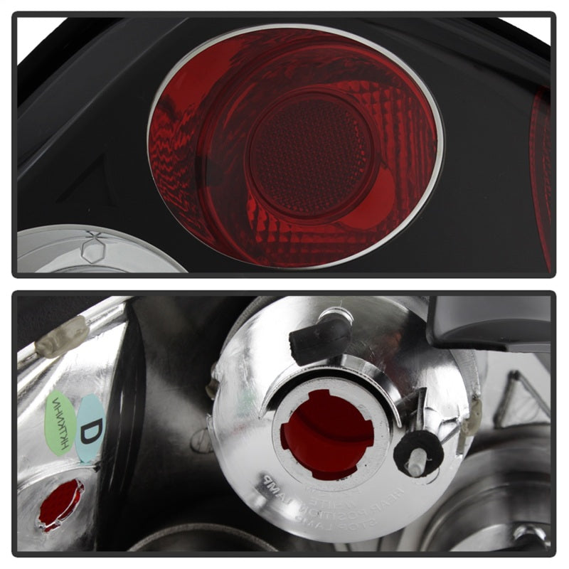 Spyder Hyundai Tiburon 03-05 Euro Style Tail Lights Black ALT-YD-HYT03-BK - Mammoth Racing -