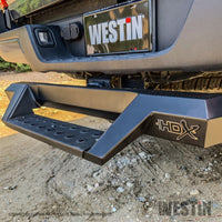Westin HDX Drop Hitch Step 34in Step 2in Receiver - Textured Black - Mammoth Racing -