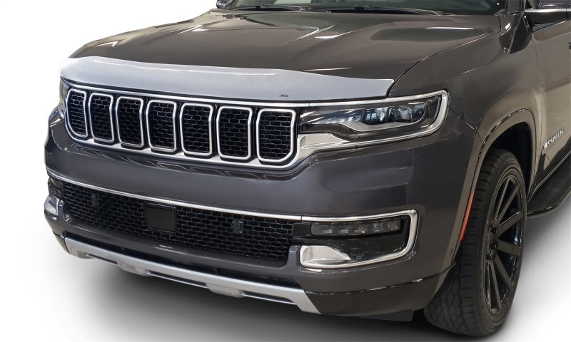 AVS 22-23 Jeep Wagoneer Aeroskin Low Profile Hood Shield - Chrome - Mammoth Racing -