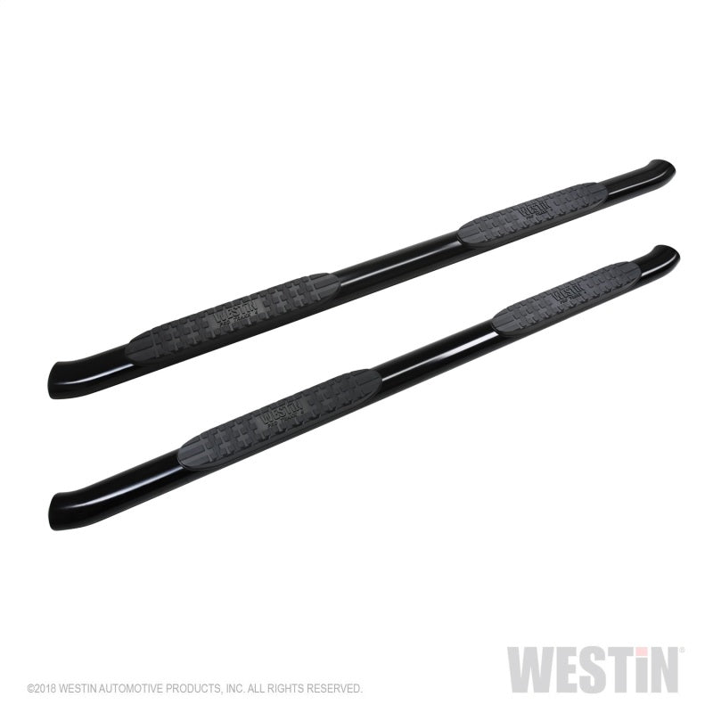 Westin 2019 Chevrolet Silverado/Sierra 1500 Crew Cab Non LD PRO TRAXX 4 Oval Nerf Step Bars - Black - Mammoth Racing -