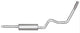 Gibson 87-92 Ford F-150 Custom 4.9l 3in Cat-Back Single Exhaust - Aluminized - Mammoth Racing -