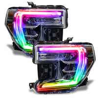 Oracle 19-21 GMC Sierra 1500 RGB+W Headlight DRL Upgrade Kit - ColorSHIFT w/o Controller - Mammoth Racing -