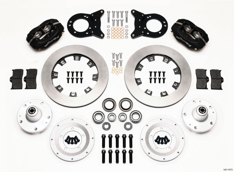 Wilwood Forged Dynalite Front Kit 12.19in 1965-1969 Mustang Disc & Drum Spindle - Mammoth Racing -